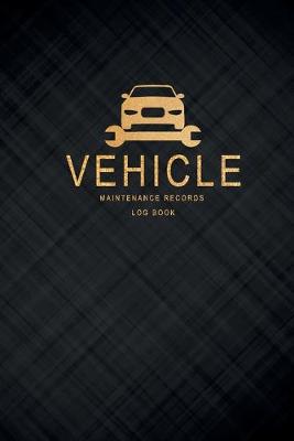 Book cover for vehicle maintenance records log book