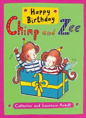 Book cover for Happy Birthday Chimp and Zee