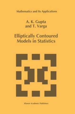 Cover of Elliptically Contoured Models in Statistics