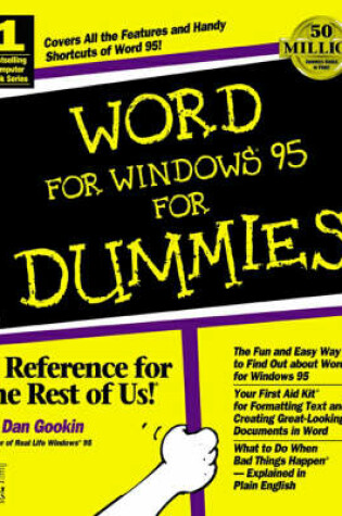 Cover of Word for Windows 95 For Dummies