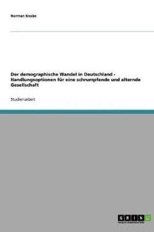 Cover of Der demographische Wandel in Deutschland - Handlungsoptionen fur eine schrumpfende und alternde Gesellschaft