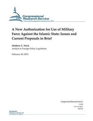 Cover of A New Authorization for Use of Military Force Against the Islamic State