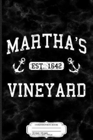 Cover of Martha's Vineyard Massachusetts Composition Notebook