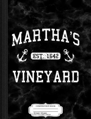 Book cover for Martha's Vineyard Massachusetts Composition Notebook