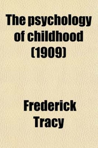 Cover of The Psychology of Childhood (1909)