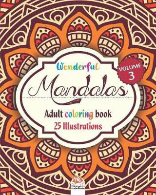 Book cover for Wonderful Mandalas 3 - Adult coloring book