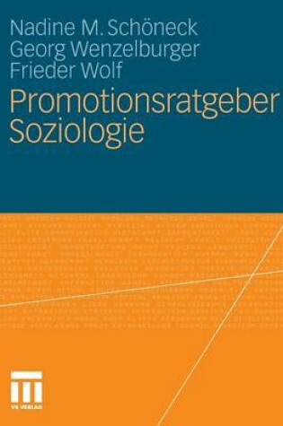 Cover of Promotionsratgeber Soziologie