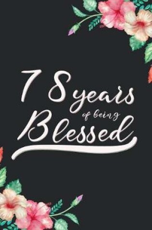 Cover of Blessed 78th Birthday Journal