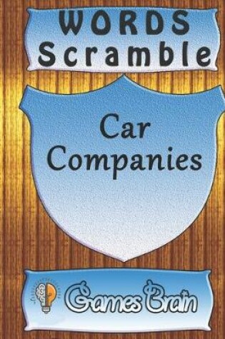 Cover of word scramble Car Companies games brain