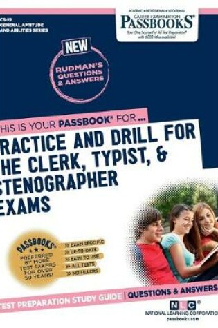 Cover of Practice and Drill For the Clerk, Typist, & Stenographer Exams (CS-19)