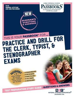 Book cover for Practice and Drill For the Clerk, Typist, & Stenographer Exams (CS-19)