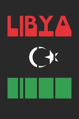 Book cover for Vintage Libya Notebook - Retro Libya Planner - Libyan Flag Diary - Libya Travel Journal