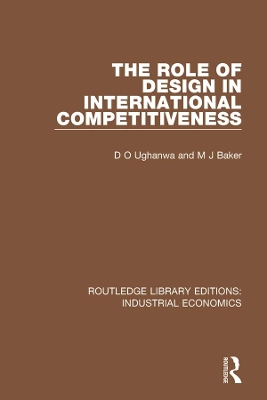Book cover for The Role of Design in International Competitiveness