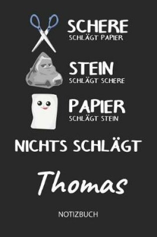 Cover of Nichts schlagt - Thomas - Notizbuch