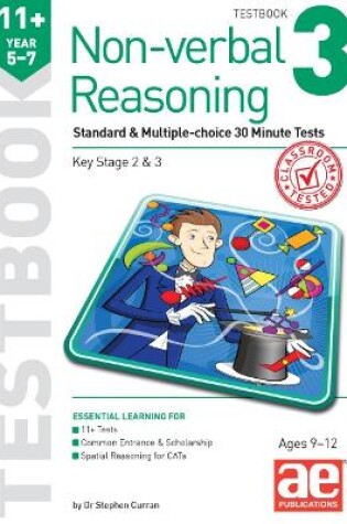 Cover of 11+ Non-verbal Reasoning Year 5-7 Testbook 3