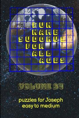 Book cover for Fun Name Sudokus for All Ages Volume 34