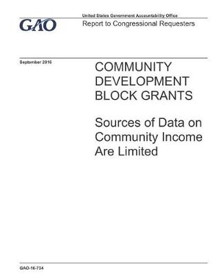 Book cover for Community Development Block Grants