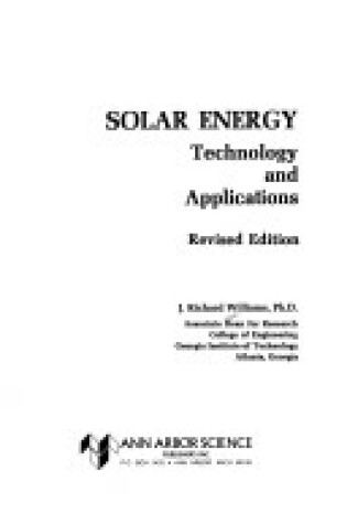 Cover of Solar Energy