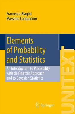 Cover of Elements of Probability and Statistics