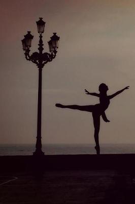 Book cover for Ballet Dancer in Silhouette on a Pier Near the Ocean Journal