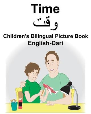 Book cover for English-Dari Time Children's Bilingual Picture Book