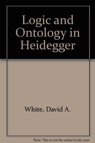 Book cover for Logic and Ontology in Heidegger