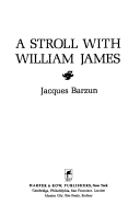 Book cover for A Stroll with William James