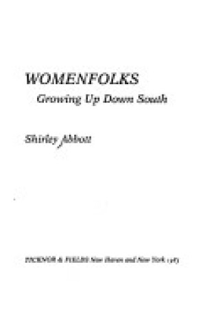 Cover of Womenfolks