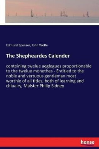 Cover of The Shepheardes Calender