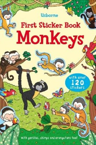 Cover of First Sticker Book Monkeys