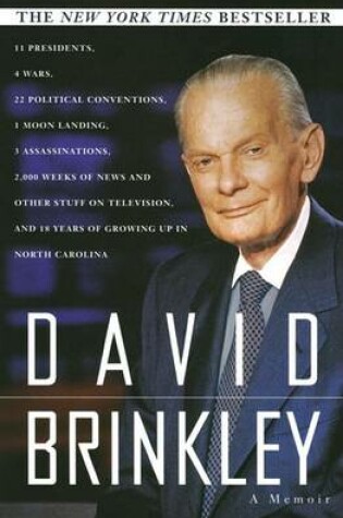 Cover of David Brinkley: a Memoir