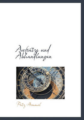 Book cover for Aufsatze Und Abhandlungen