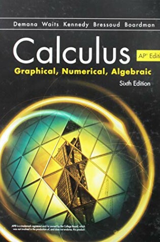 Cover of Advanced Placement Calculus Graphical Numerical Algebraic Sixth Edition High School Binding Copyright 2020