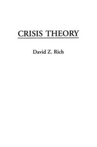 Cover of Crisis Theory