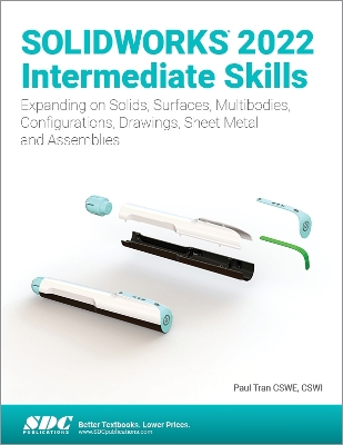 Book cover for SOLIDWORKS 2022 Intermediate Skills