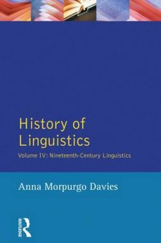 Cover of History of Linguistics, Volume IV