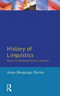 Book cover for History of Linguistics, Volume IV