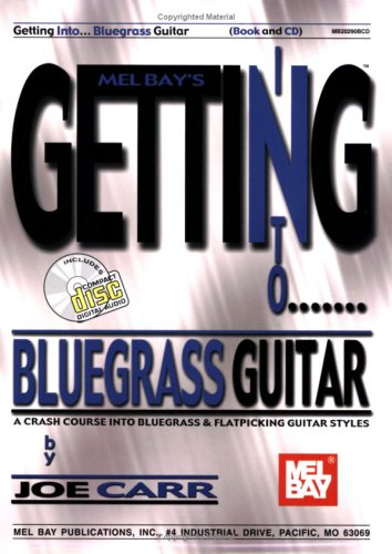Book cover for Mel Bay's Getting Into Bluegrass Guitar
