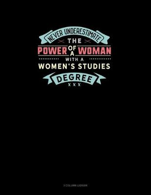 Book cover for Never Underestimate The Power Of A Woman With A Women's Studies Degree