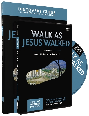 Book cover for Walk as Jesus Walked Discovery Guide with DVD