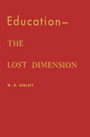 Cover of Education, the Lost Dimension