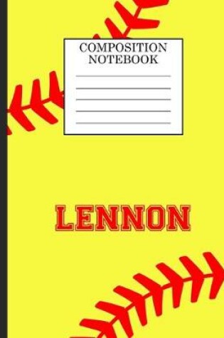 Cover of Lennon Composition Notebook