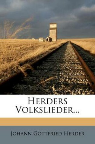 Cover of Herders Volkslieder