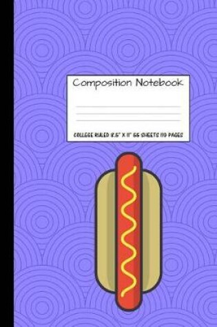 Cover of Composition Notebook College Ruled 8.5" x 11" 55 sheets 110 pages
