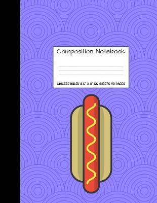 Book cover for Composition Notebook College Ruled 8.5" x 11" 55 sheets 110 pages
