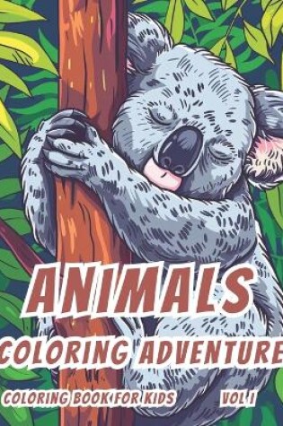 Cover of Animals Coloring Adventure