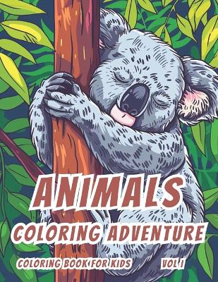 Cover of Animals Coloring Adventure