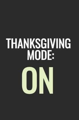 Cover of Thanksgiving Mode