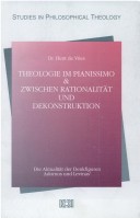 Book cover for Theologie Im Pianissimo & Zwischen Rationalitat Und Dekonstruktion