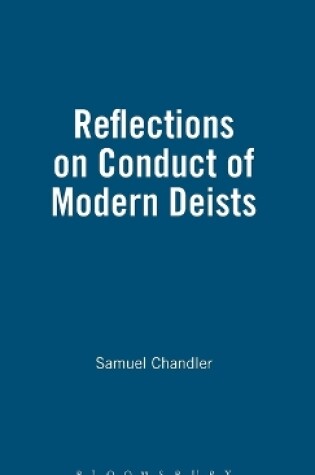 Cover of Reflections On Conduct Of Modern Deists